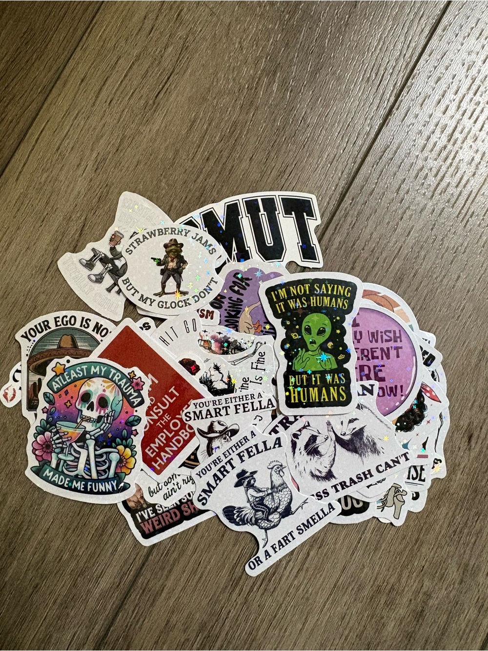 50 Cheeky Funny Stickers